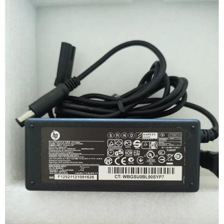 HP chargeur ordinateur portable 19,5 V 3,33 A 65 W 7,4 x 5,0 mm AC DC