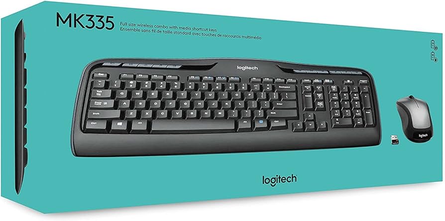 Logitech MK335 Wireless Keyboard & Mouse Combo