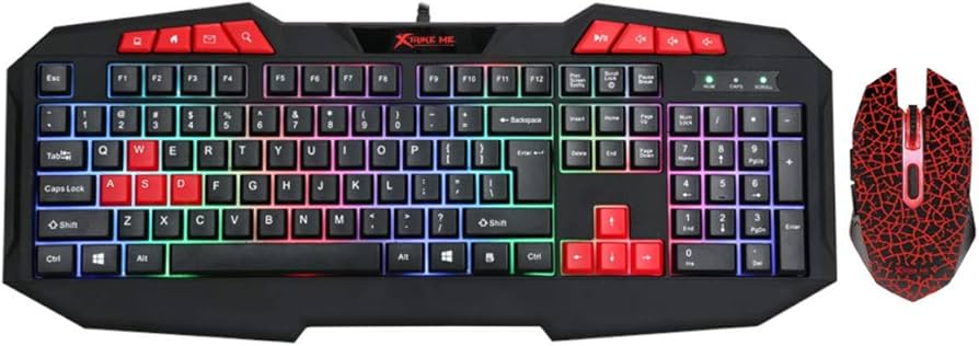 Xtrike Me MK-503 Wired Gaming Keyboard and Mouse Set