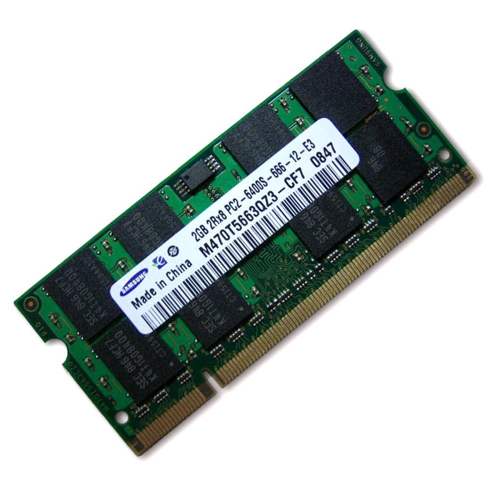 Samsung Mémoire pour ordinateur portable SO-DIMM DDR2 de 2 Go