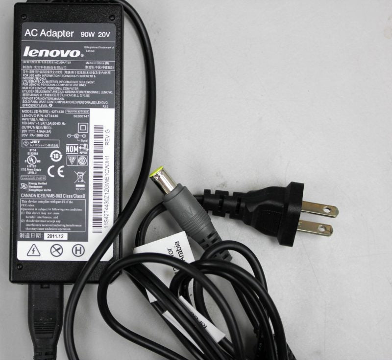 Lenovo Thinkpad chargeur 90 W