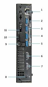 Dell OptiPlex 7050 Micro ordinateur de bureau Core i7-6700T