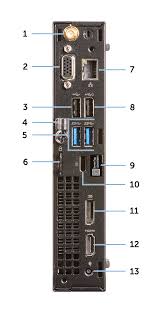 Dell OptiPlex 3060 Pentium Gold G5400T Mini PC de bureau